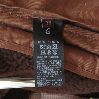 ロク rokｈ フェイクレザーボアジャケット
