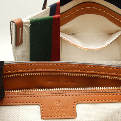 グッチ スモール キャンバス 2WAY トートバッグ 727728