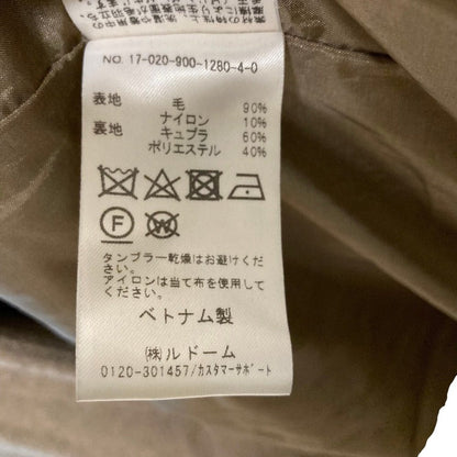 イエナ ウールノーカラーコート