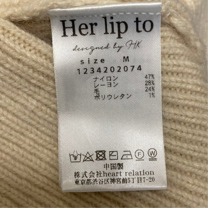 ハーリップトゥ Charlotte Wool-Blend ニットセット