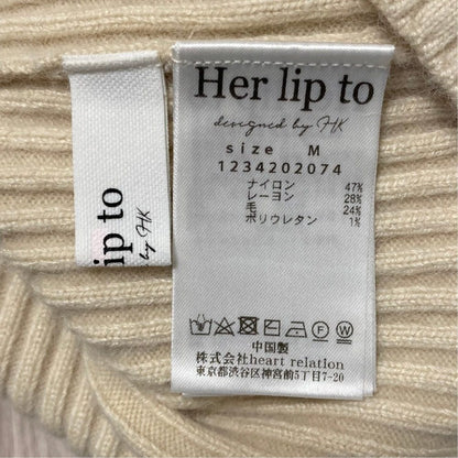 ハーリップトゥ Charlotte Wool-Blend ニットセット