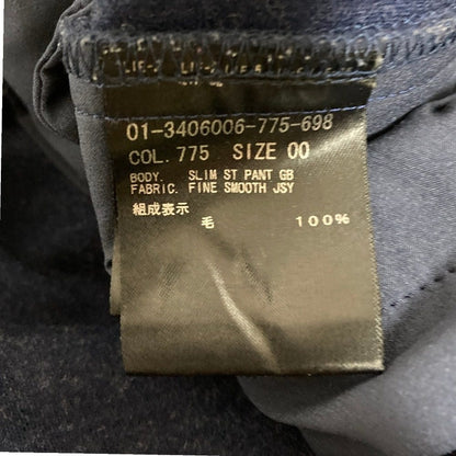 セオリー FINE SMOOTH JSY SLIM ST PANT ウールパンツ