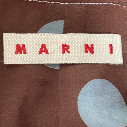 マルニ 総柄キルトコート