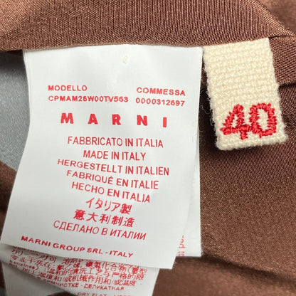マルニ 総柄キルトコート