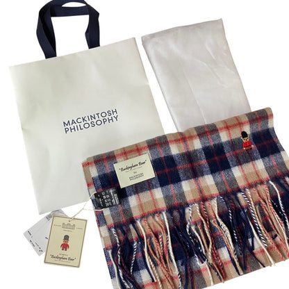マッキントッシュフィロソフィー ウォッシャブルウールカシミヤマフラー