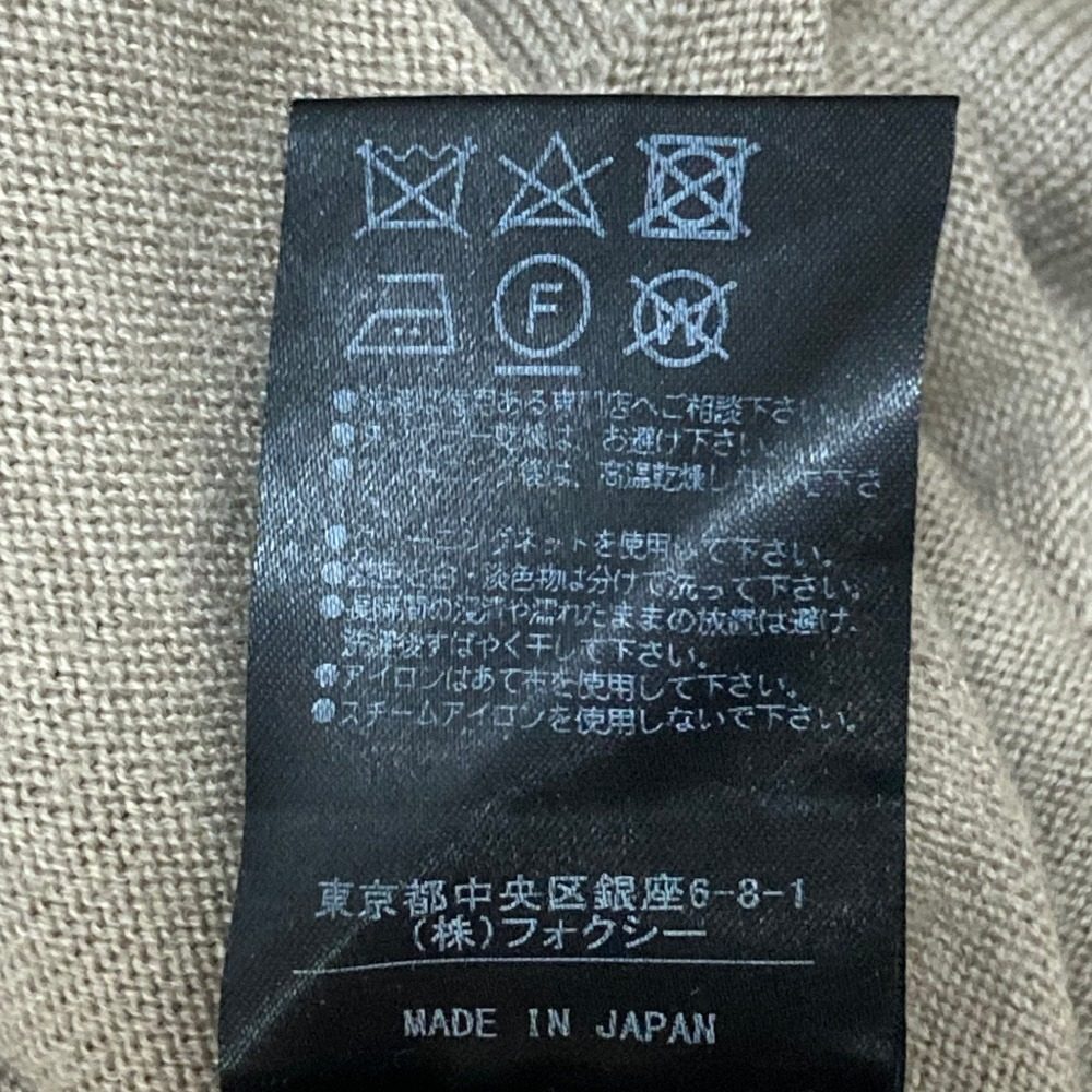 フォクシーニューヨークコレクション Evergreen ウールニットワンピース