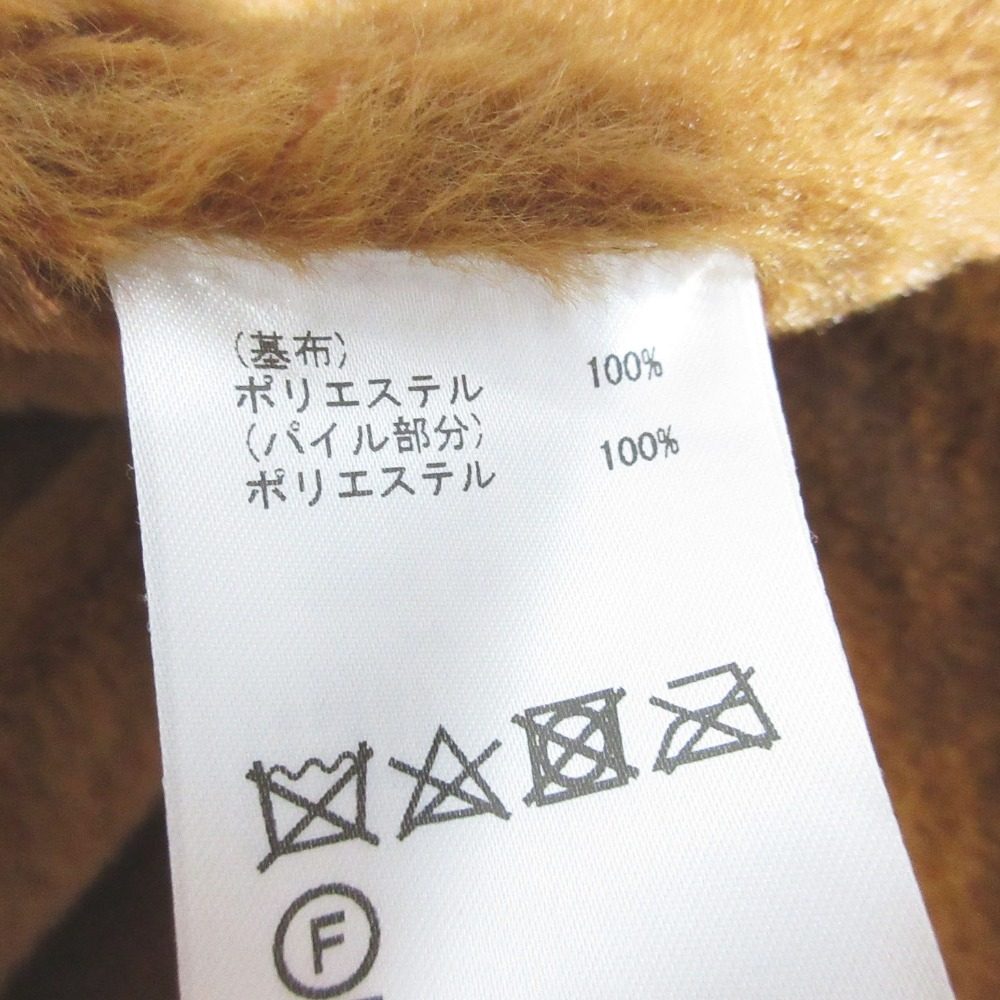 グレースクラス フェイクムートンノーカラーコート