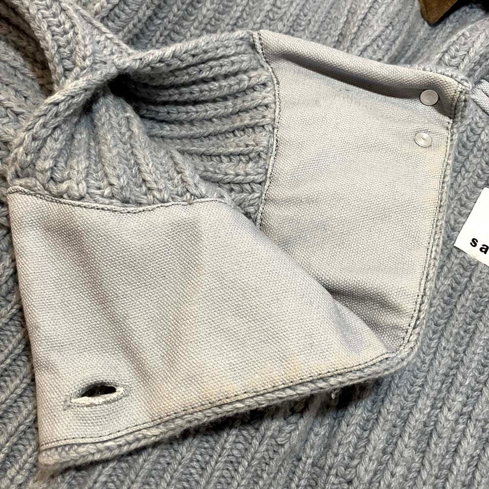 サカイ Knit Pullover Detroit ニットプルオーバー
