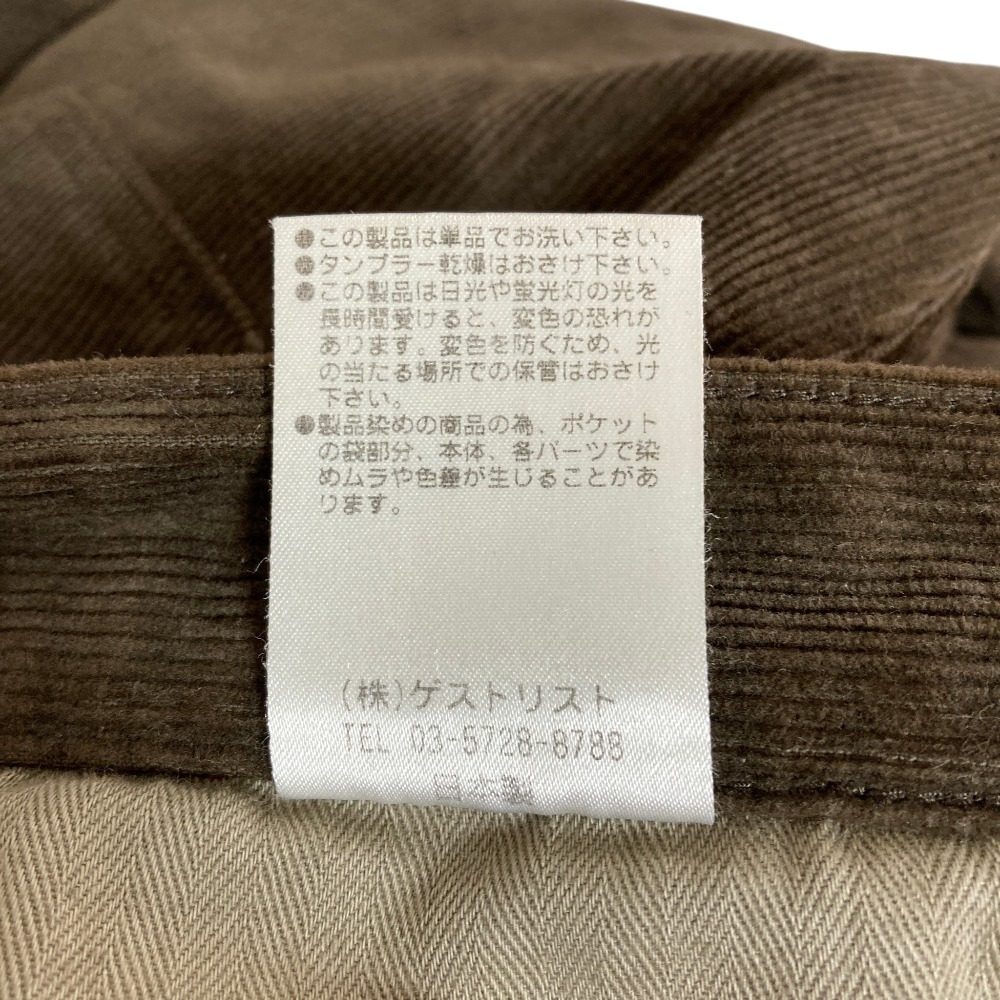 アッパーハイツ コーデュロイワイドパンツ