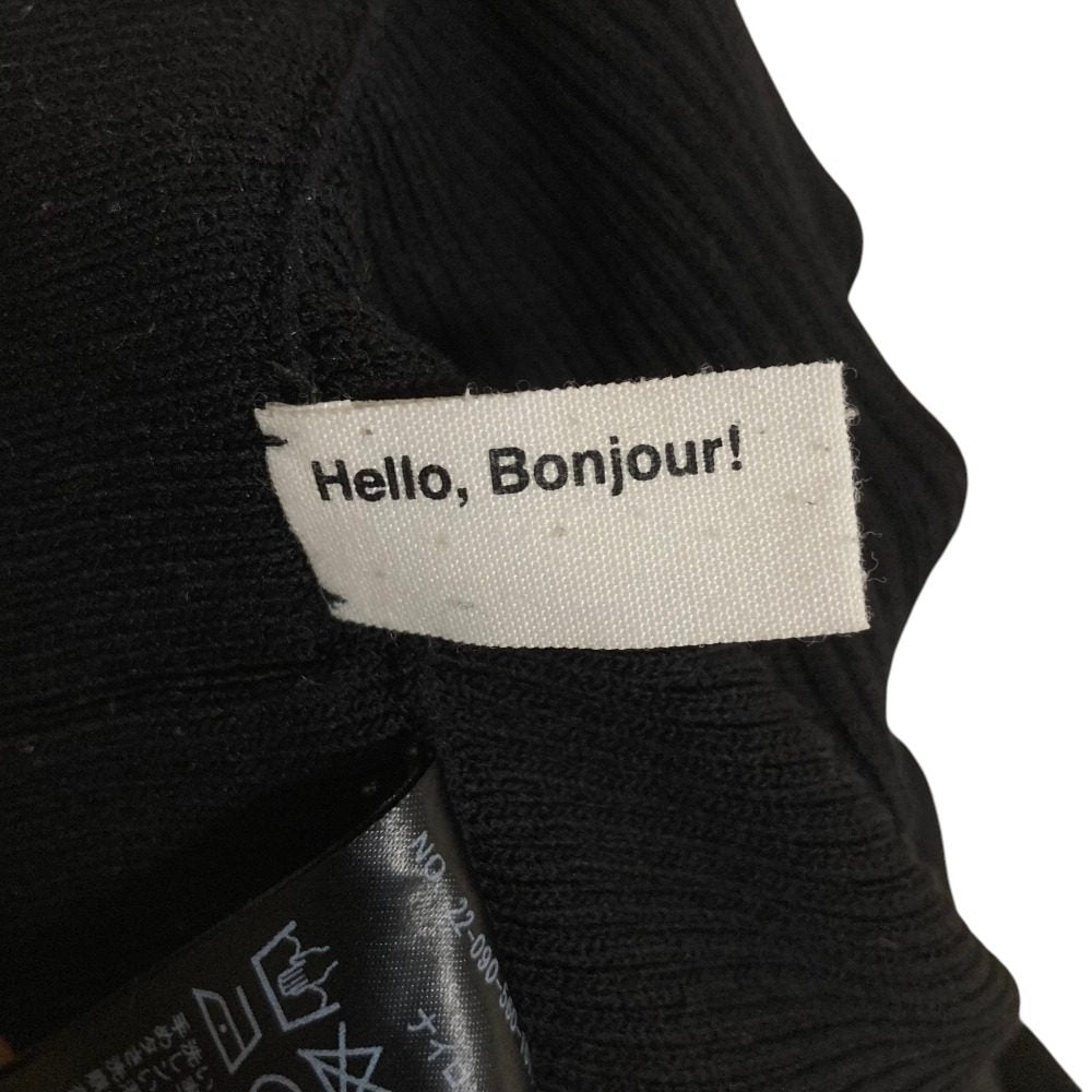 ドゥーズィエムクラス Hello Bonjour リブニットパンツ