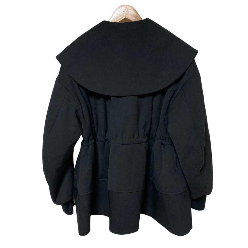エンフォルド BIG-COLLAR PEPLUM 中綿ジャケット