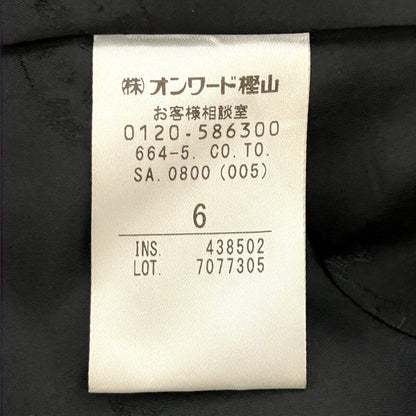 トッカ CUSHY フェイクファー ノーカラージャケット