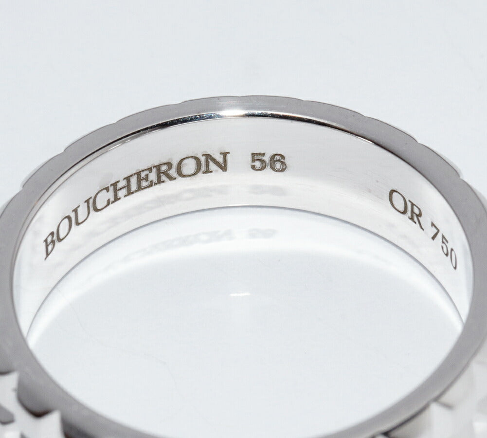 ブシュロン キャトル クルドパリ K18WG リング 56号