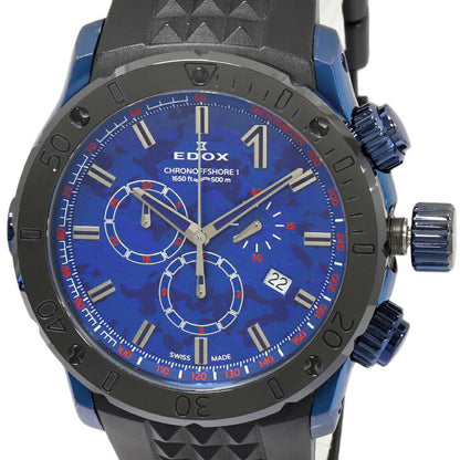 Edox クロノオフショア 1 ステンレス スチール クロノグラフ