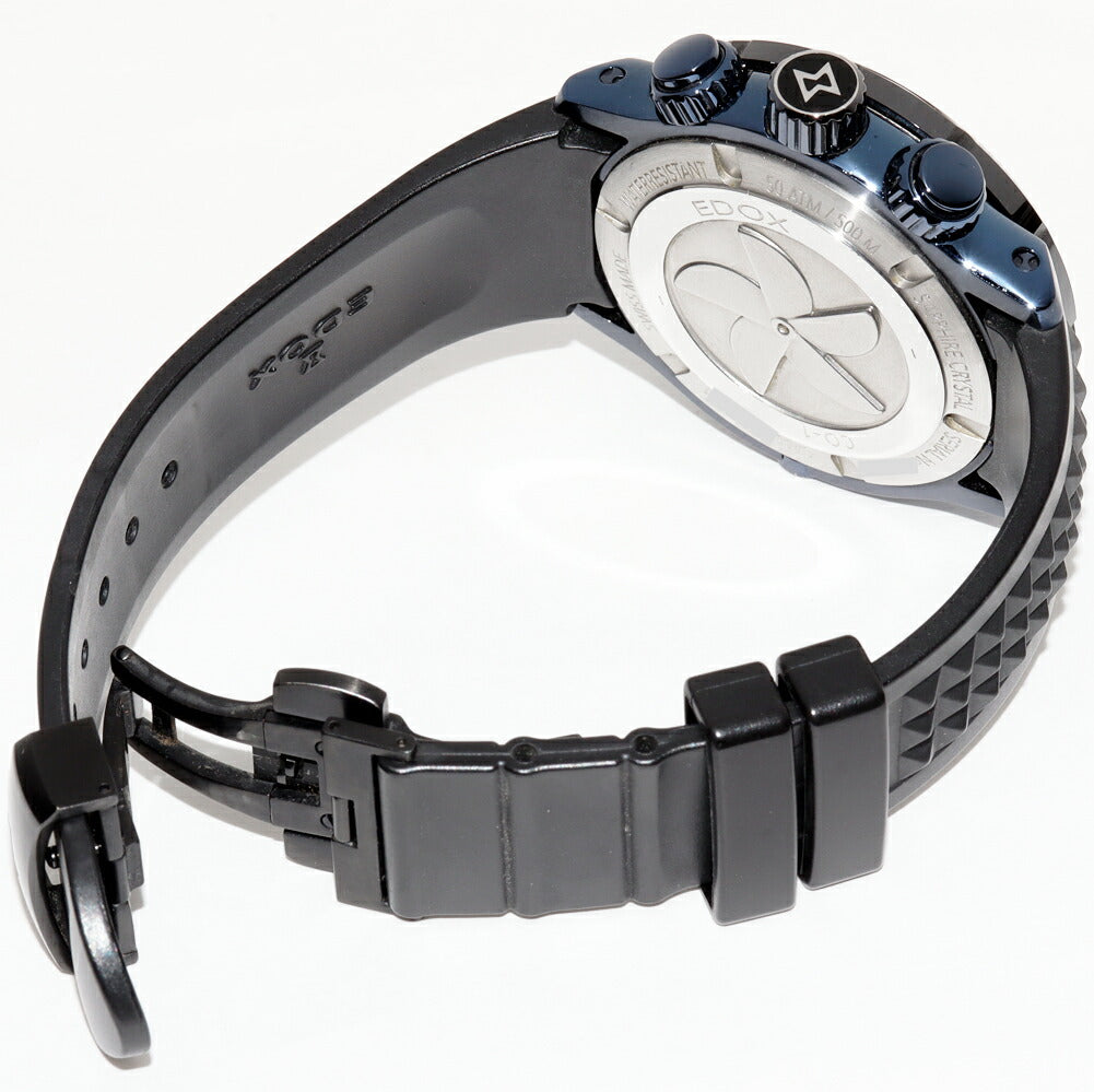 Edox クロノオフショア 1 ステンレス スチール クロノグラフ