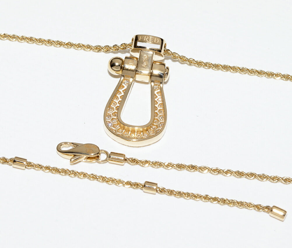 FRED フォース 10 Au750 ダイヤモンド ペンダント ネックレス