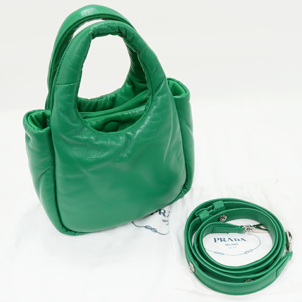プラダ パデッド ナッパ レザー 2way バッグ