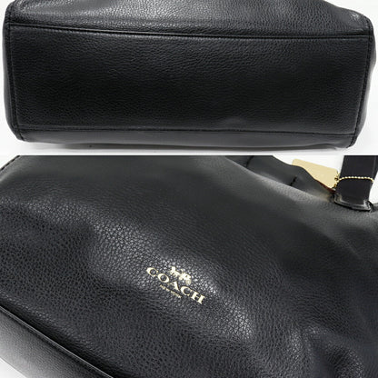 コーチ ダービー ペブルド レザー 2WAY トート バッグ