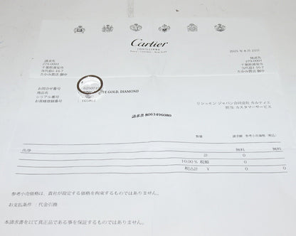 カルティエ ラブリング Au750 ダイヤモンドリング 14.5号
