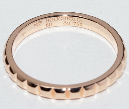 ブシュロン キャトル クル ド パリ Au750リング 60号