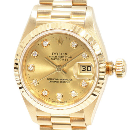 ロレックスデイトジャストAu750