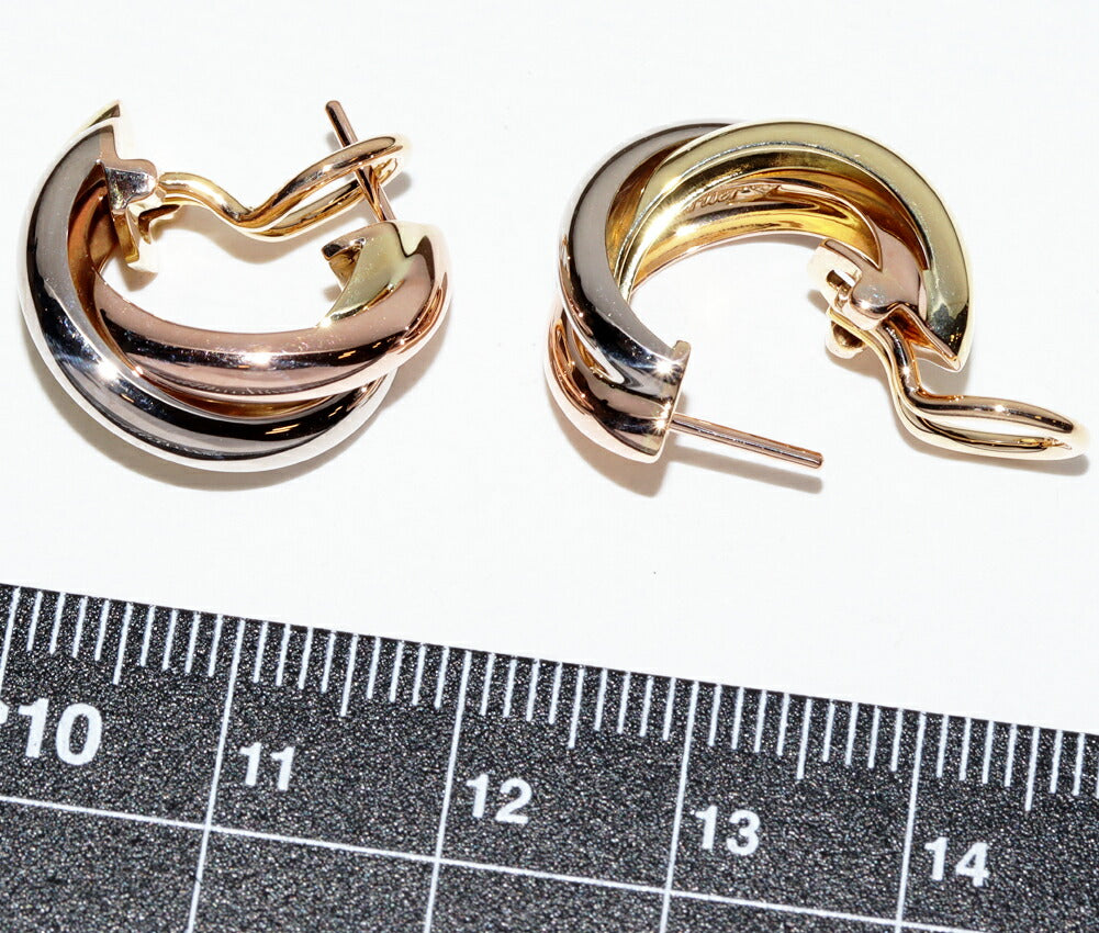 カルティエ トリニティ Au750 ピアス