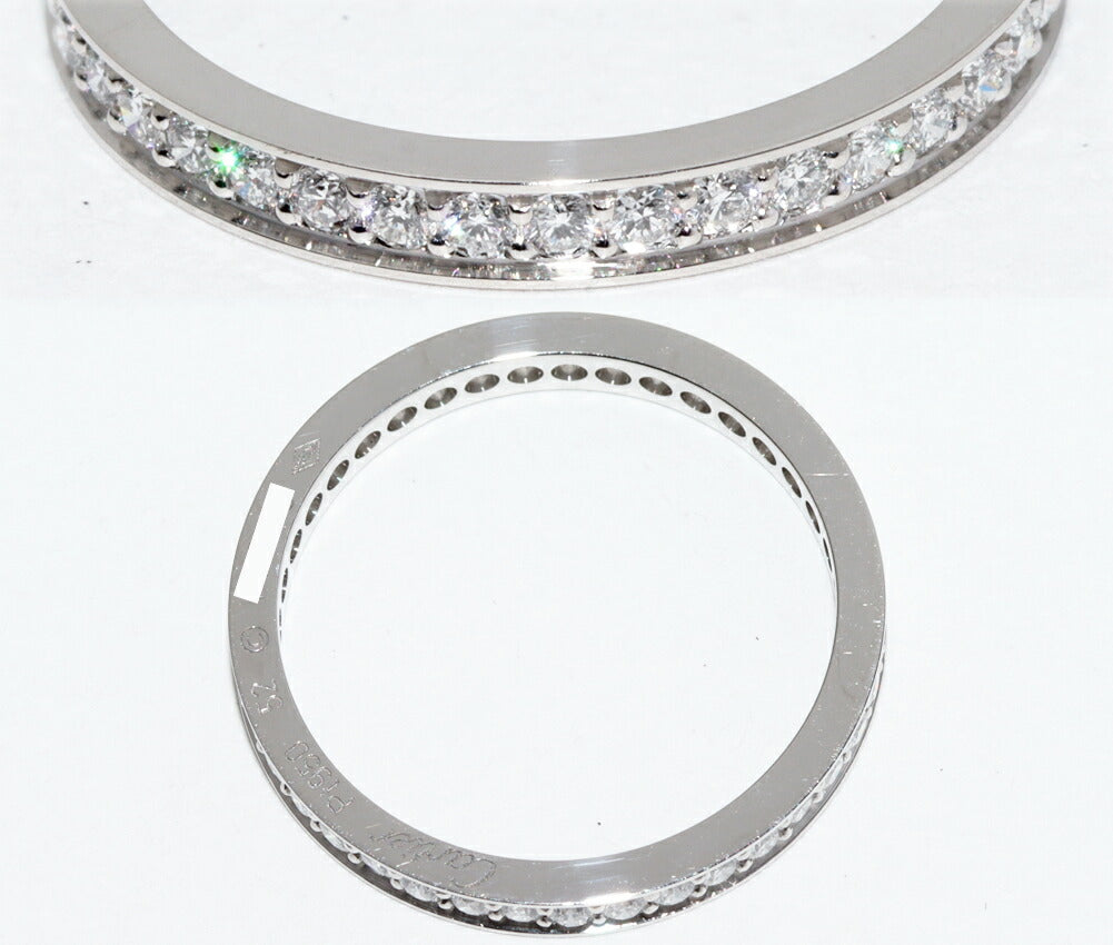 カルティエ バレリーヌ Pt950 ダイヤモンド リング サイズ 11.5