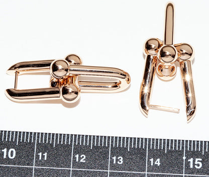 ティファニー ハードウェア Au750 ピンク ゴールド ピアス