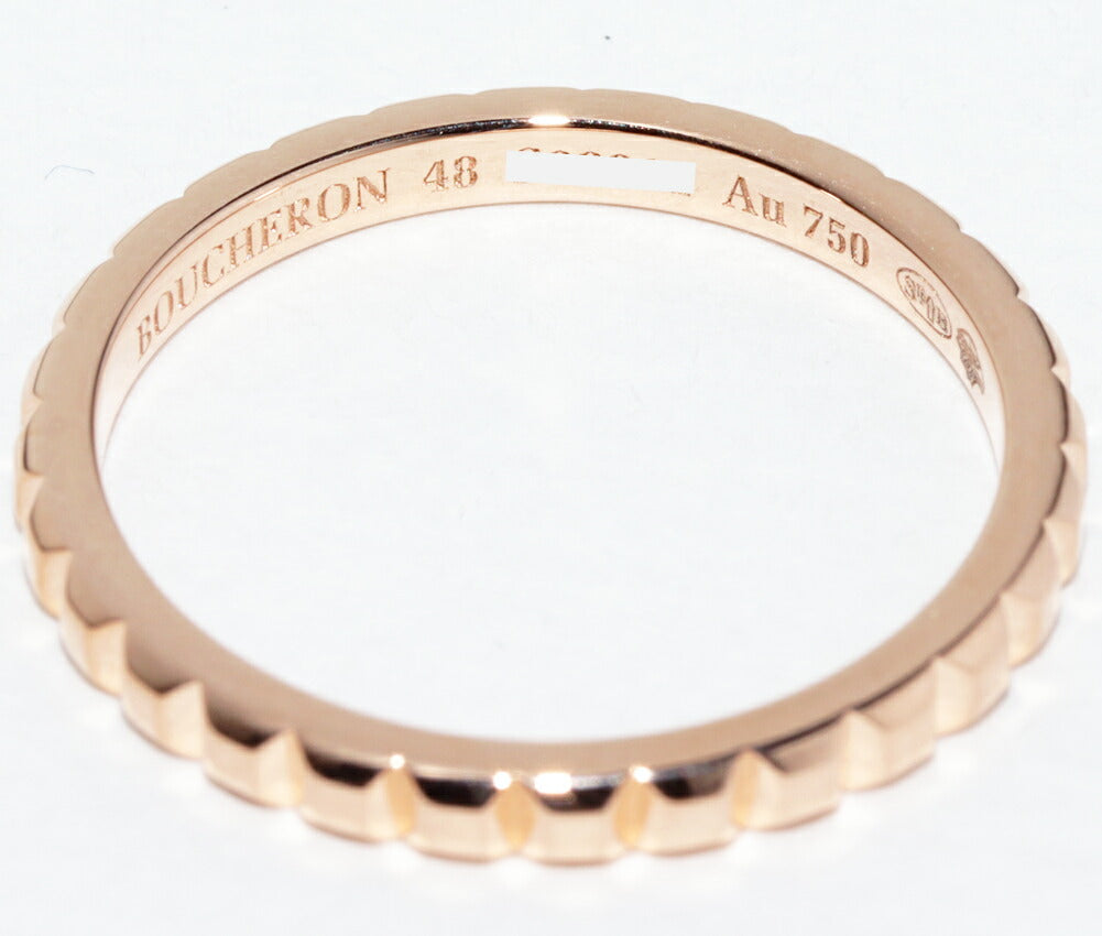 ブシュロン キャトル クル ド パリ Au750リング 8号