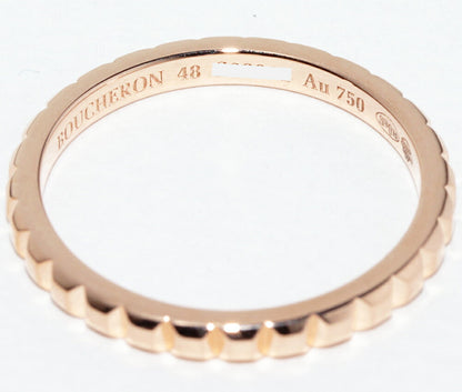 ブシュロン キャトル クル ド パリ Au750リング 8号