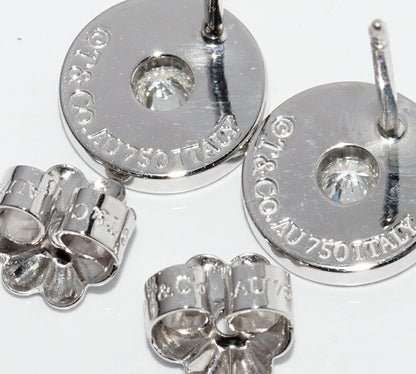 ティファニー 1837 K18WG ダイヤ ピアス