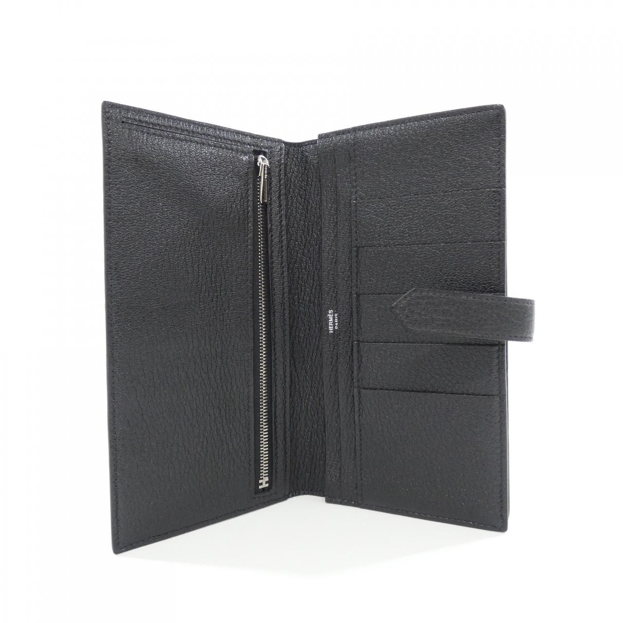 エルメス ベアン スフレ シェーブル ロング ウォレット