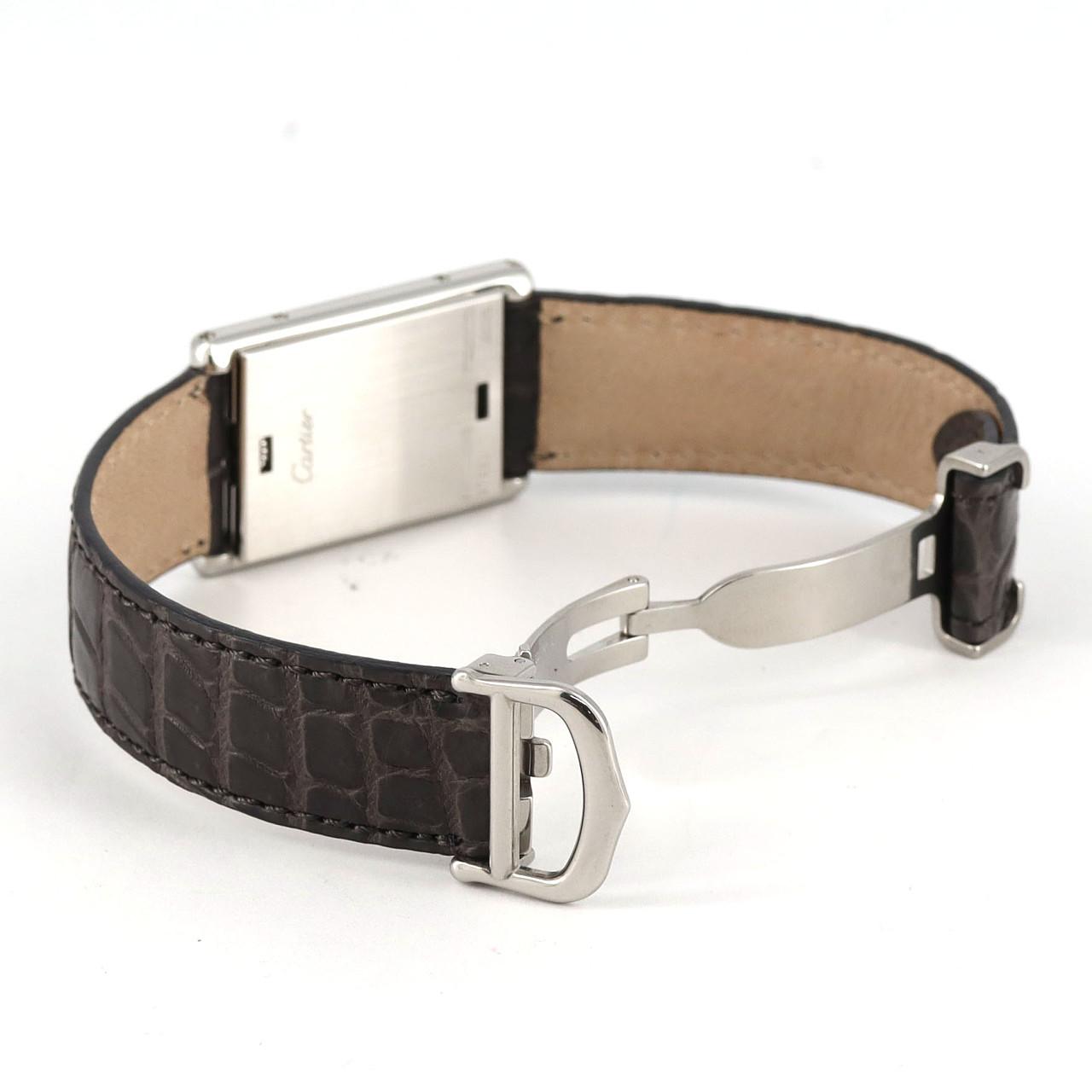 カルティエ タンク バスキュラント ステンレス スチール