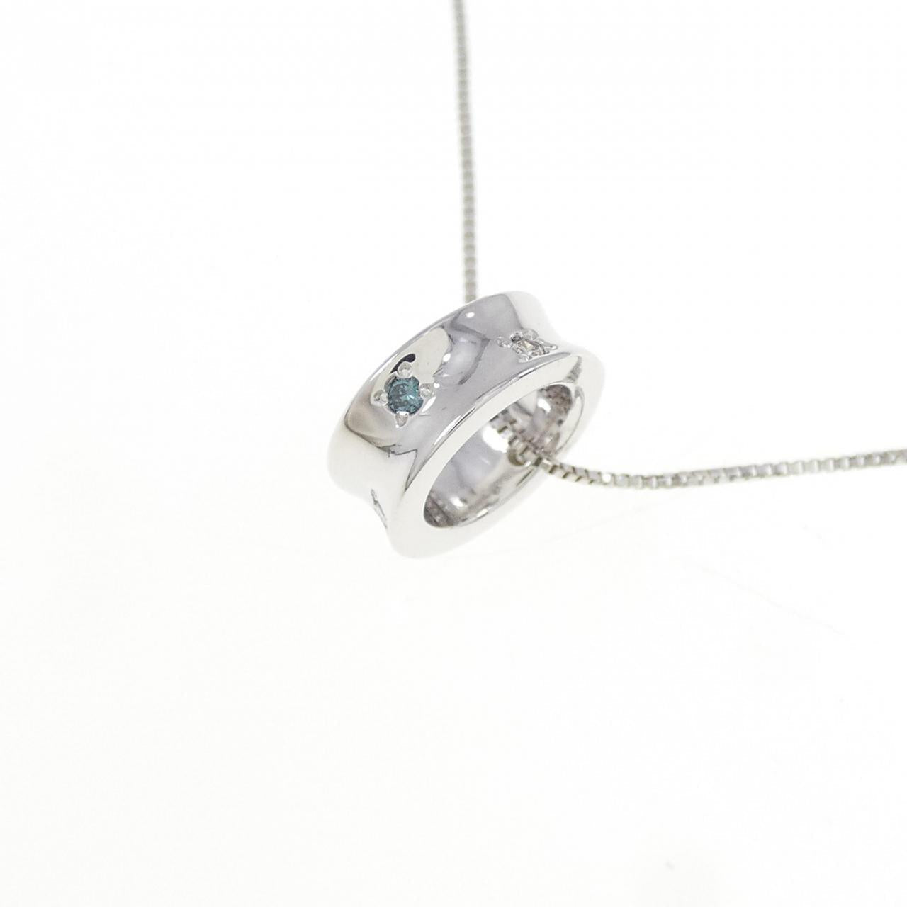 K10WG ダイヤモンド ネックレス