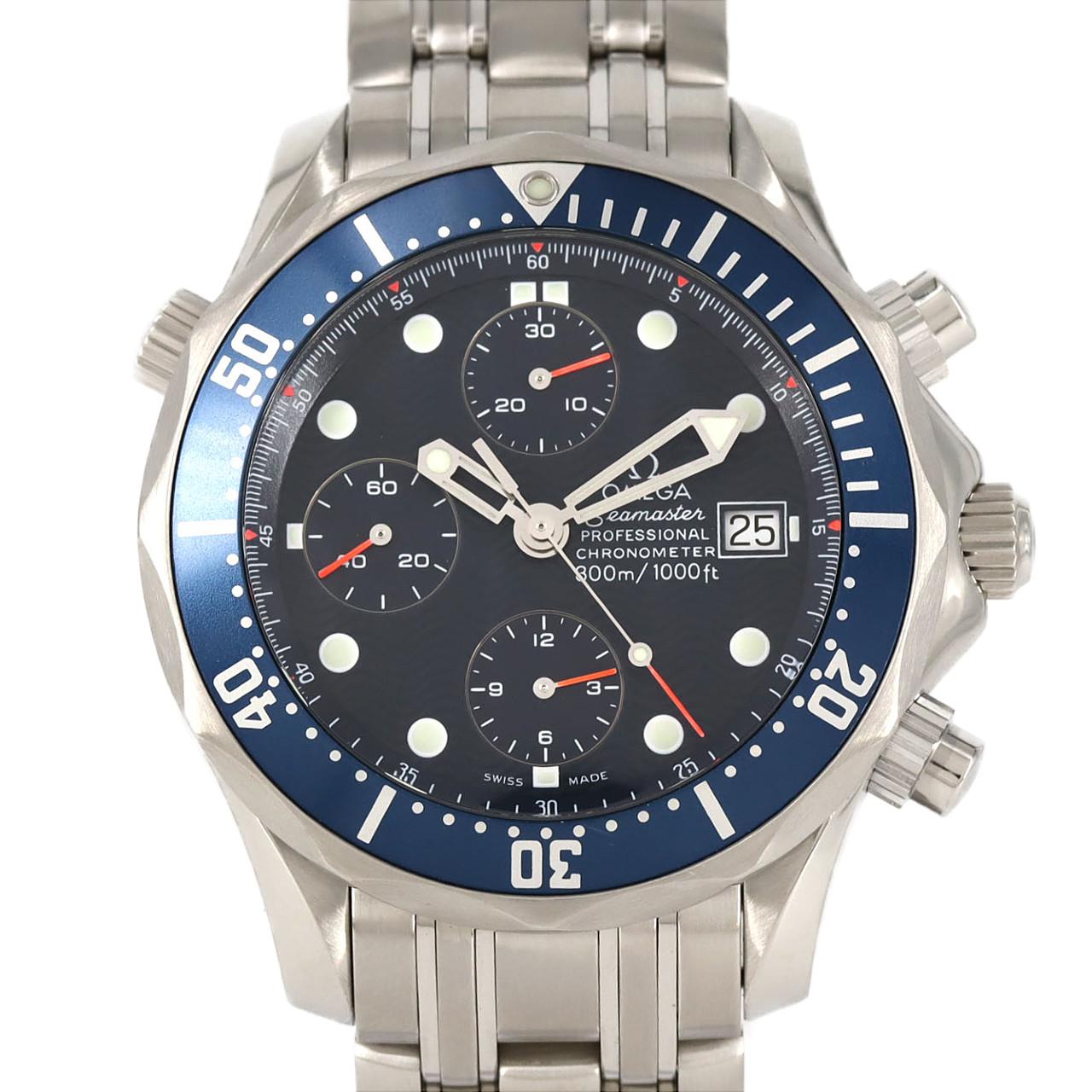 オメガ シーマスター クロノグラフ ステンレス 自動巻き