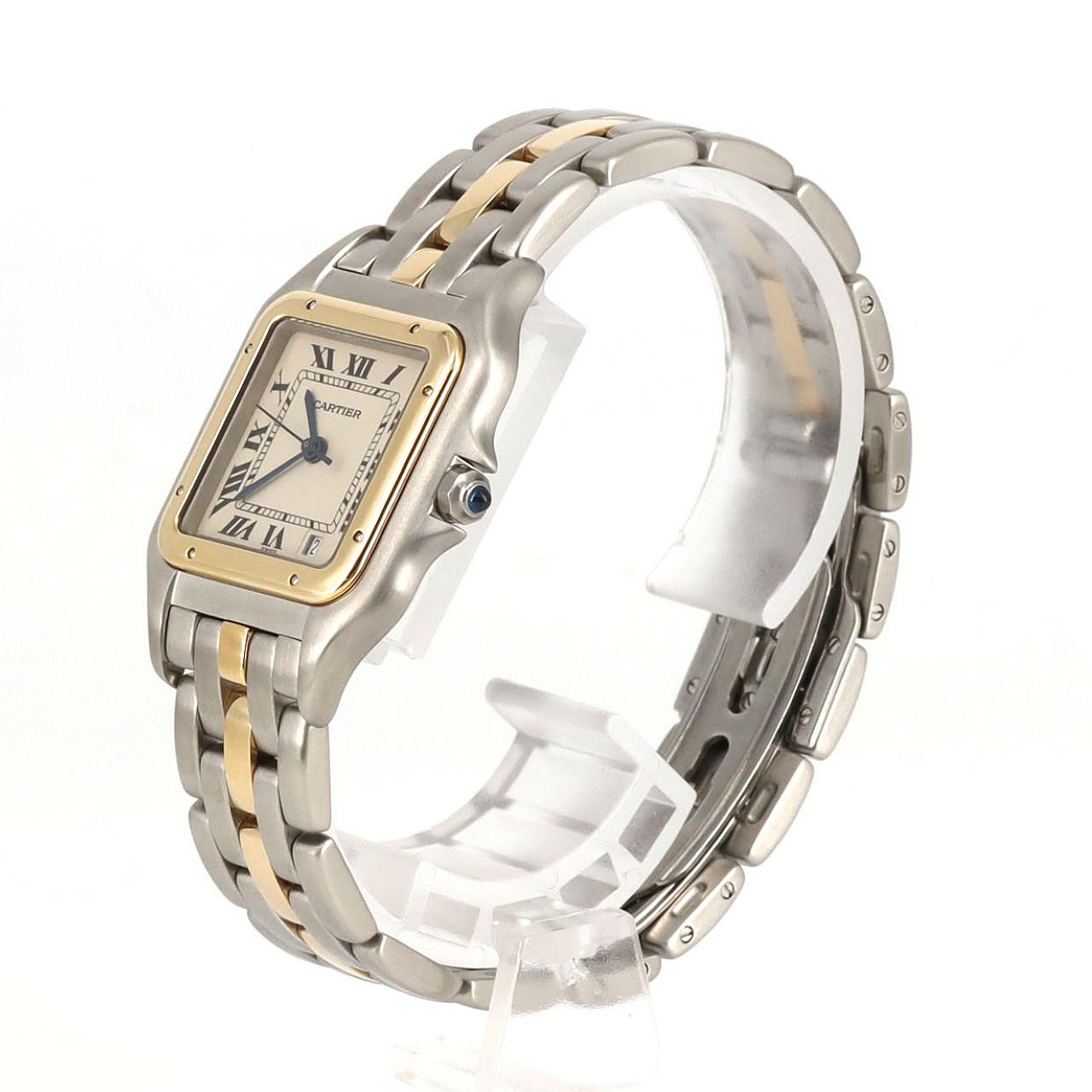 カルティエ パンテール MM ステンレス スチール x イエロー ゴールド