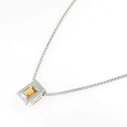 エルメス 925シルバー シトリンネックレス