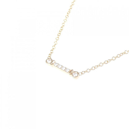 ティファニー フルール ド リス ステム 750PG ダイヤモンド ネックレス