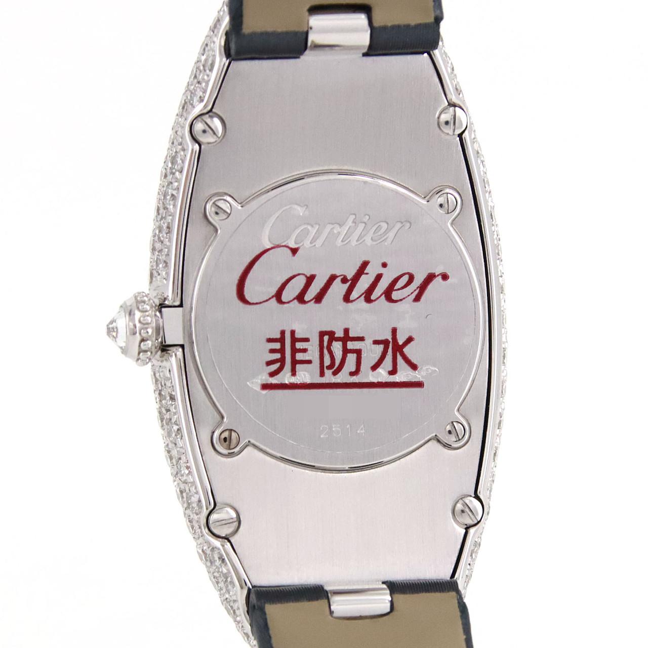 カルティエ ベニュワールアロンジェ ホワイトゴールド 手巻