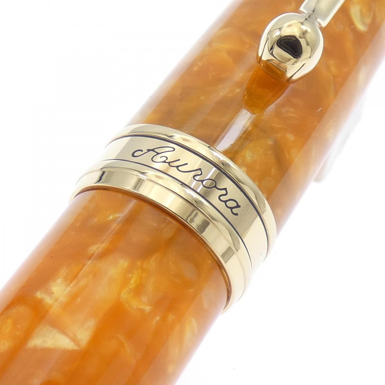 オーロラ 限定版 88 Sole Au750 万年筆