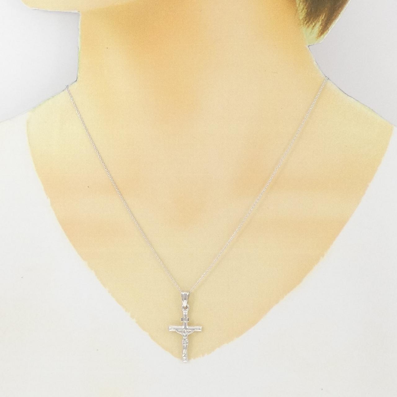 Au750 クロス ネックレス