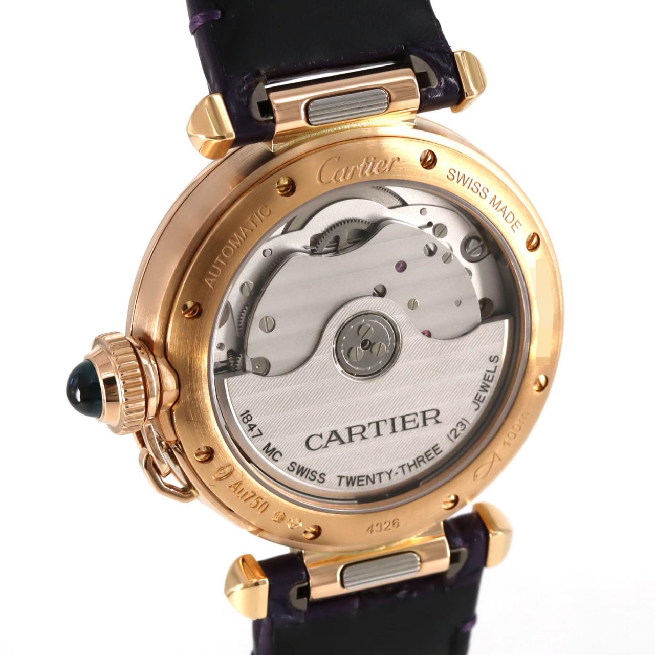 カルティエ パシャ ドゥ カルティエ ピンクゴールド 自動巻