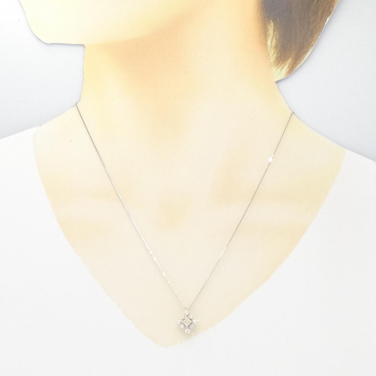 プラチナ ダイヤモンド ネックレス