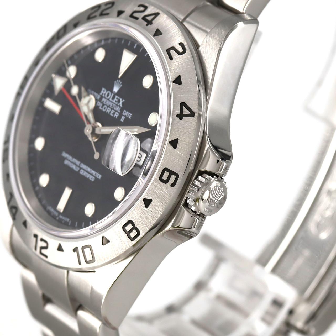 ロレックス エクスプローラーII ステンレススチール 自動巻