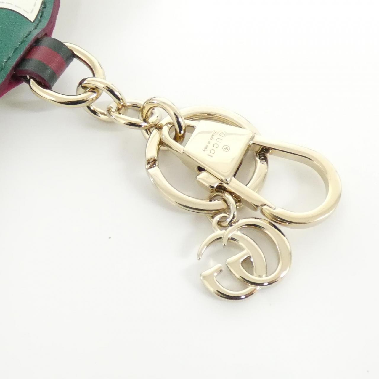 グッチ GUCCI BESTIES GGパターンコーティングキャンバス キーリング