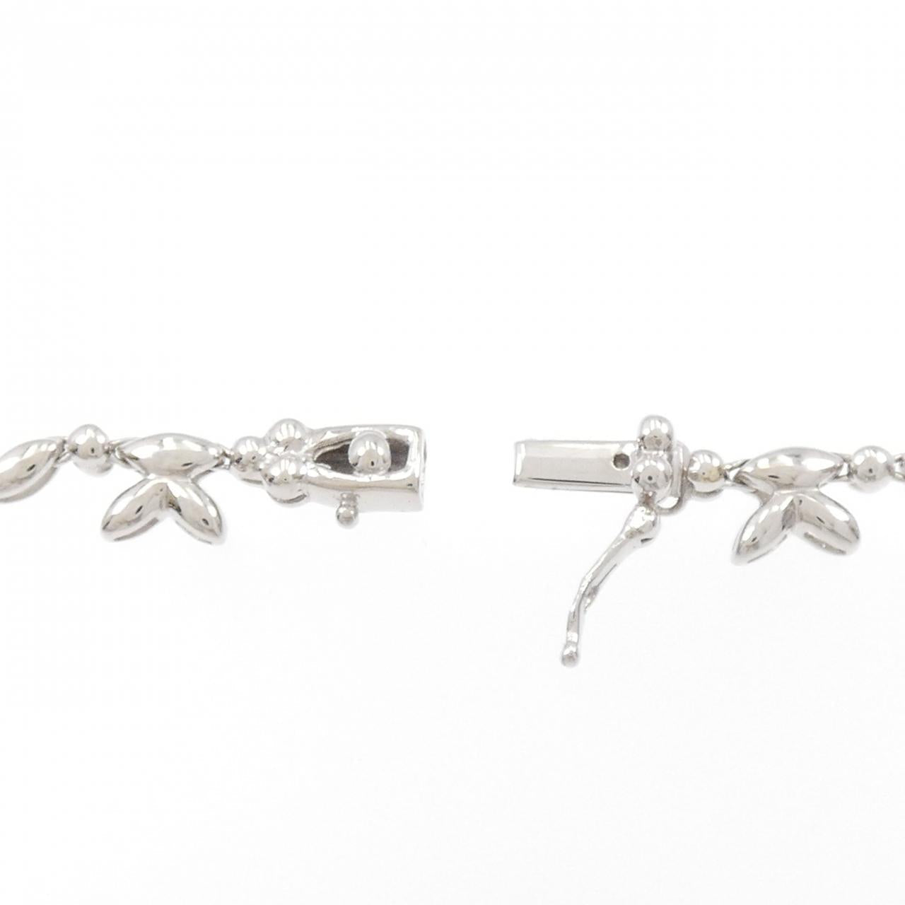 Au750ホワイトゴールドルビーダイヤモンドネックレス