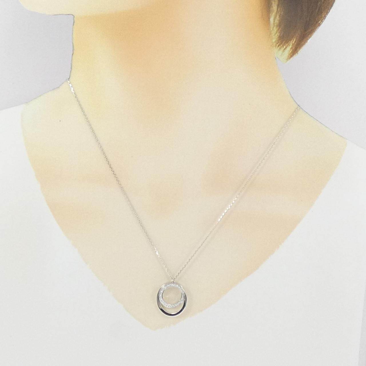 カルティエ エタンセル 750ホワイトゴールド ダイヤモンドネックレス
