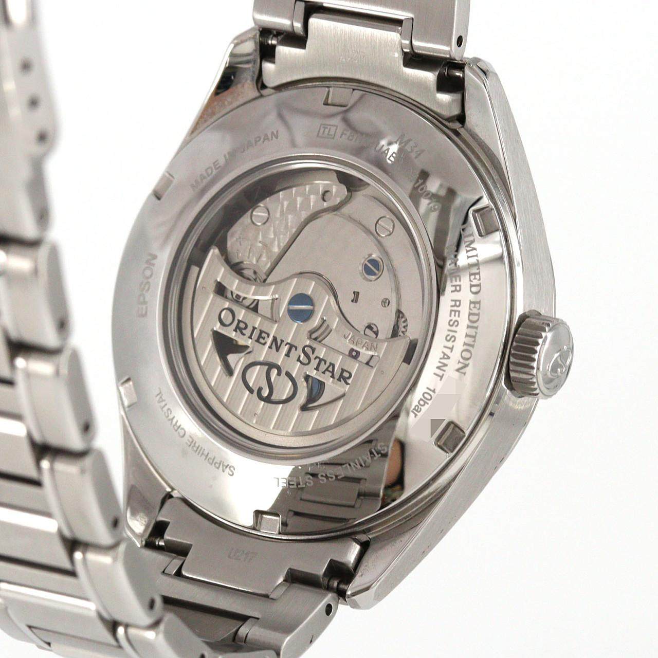 オリエントスター M34 F8 Date LIMITED ステンレススチール 自動巻腕時計