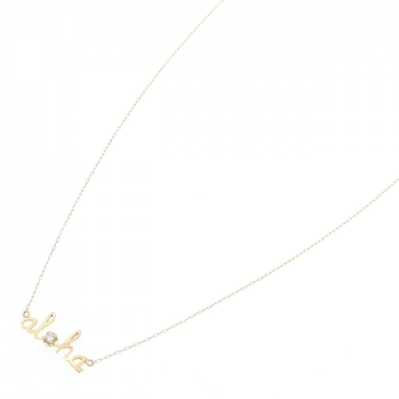 Au750ダイヤモンドネックレス