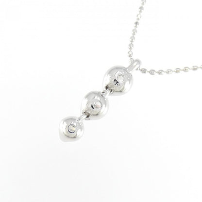 Pt K18WG ダイヤモンド ネックレス